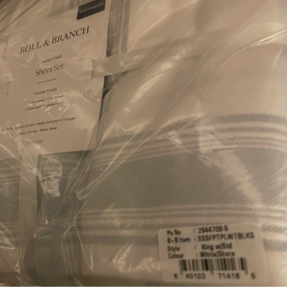 Boll & Branch Bedding New King Boll Branch 0 Organic Cotton Flannel